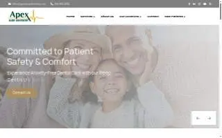 Apex Sleep Dentistry website