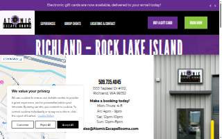 Atomic Escape Rooms - Rock Lake Island featuring Mission Bigfoot: Escape the Island of Moses Lake