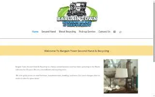 Bargain Town website