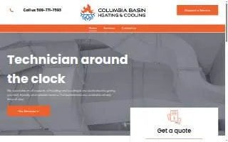 Columbia Basin Movers website