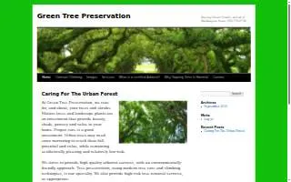 Green Tree Preservation website