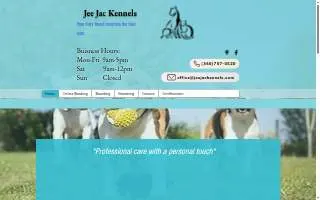 Jee Jac Kennels of Mount Vernon website