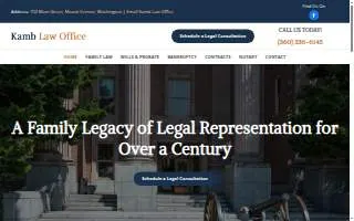 Kamb Law website