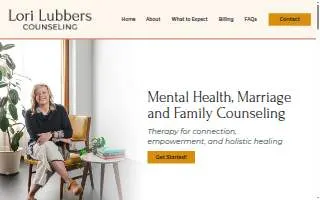Lori Lubbers Counseling website