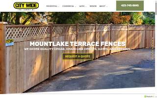 City Wide Fence Co of Mountlake Terrace