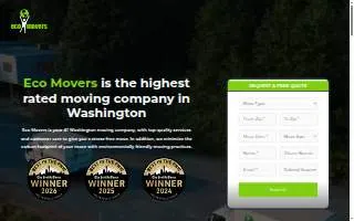 Eco Movers Moving & Storage Lynnwood website