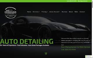 Edmonds Auto Detail website