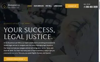 Rusanova Law Office website