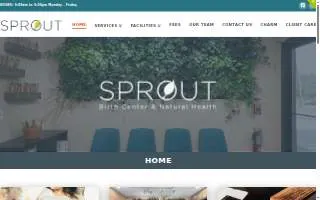 Sprout Birth Center & Natural Health website