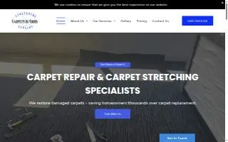 Carpets by Chris Stretching & Repair website