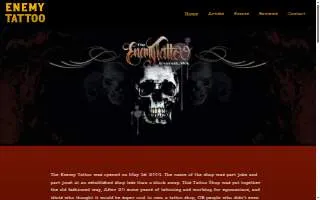 Enemy Tattoo website