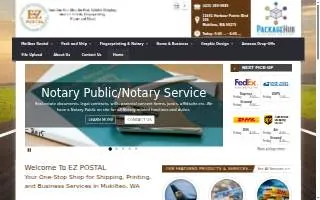 Ez Postal website