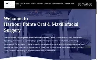 Harbour Pointe Oral and Maxillofacial and Advanced Implant Surgery of Mukilteo website