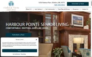 Harbour Pointe Senior Living website