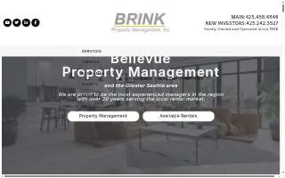 Brink Property Management of Newcastle website