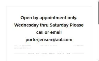 Porter Jensen Jewelers website