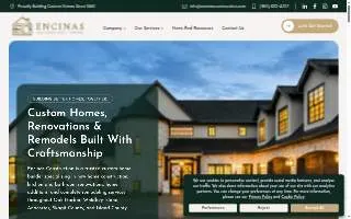 Encinas Construction website