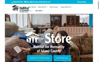 Habitat For Humanity Store - Oak Harbor website