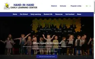 Hand-in-Hand Early Learning Center website