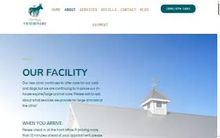 Heritage Veterinary website