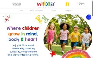 Whidbey Montessori website