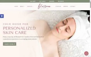 Blossom Spa Retreat website