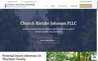 Church Rietzke Johnson PLLC website