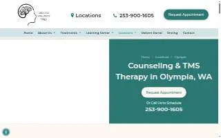 Creative Wellness TMS - Olympia website