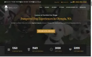 Friendly Grove Resort & Spa For Dogs website