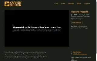 Kraken Design website