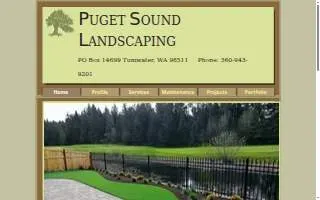 Puget Sound Landscaping, Inc. website