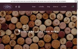 Rumors Wine Bar website