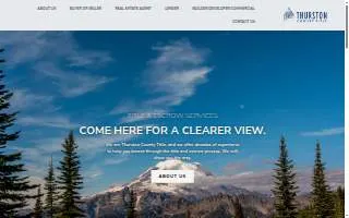 Thurston County Title Co of Olympia website