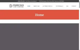 Affordable Family Law Center of Orchards website