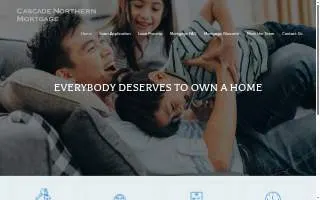 Cascade Northern Mortgage website