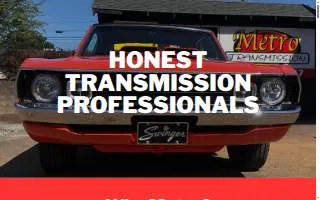 Metro Transmission of Orchards website