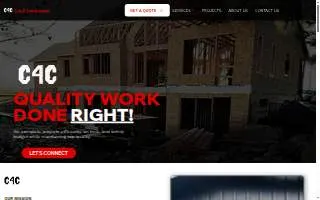 Cor4 Contractor website