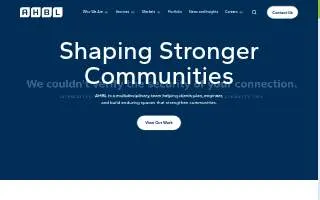 AHBL, Inc. website