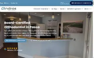 Andros Orthodontics website