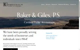 Baker & Giles PS website