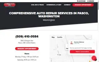 Commercial Tire of Pasco website