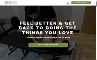 Evergrowth Chiropractic website