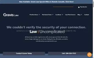 Gravis Law, PLLC - Richland of Pasco website