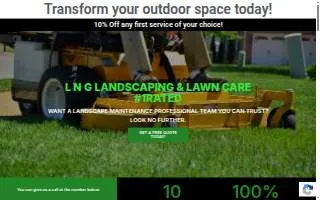 LNG LANDSCAPING & LAWN CARE LLC website