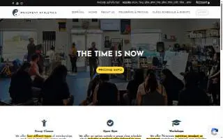 Movement Athletics website