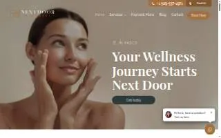 Nextdoor Wellness website