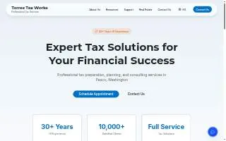 Torres Tax Works LLC website