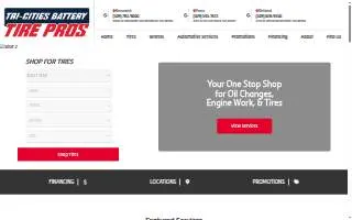 Tri-Cities Battery Tire Pros of Pasco website