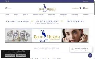 Blue Heron Jewelry Company website