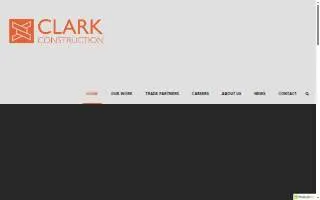Clark Construction, Inc website